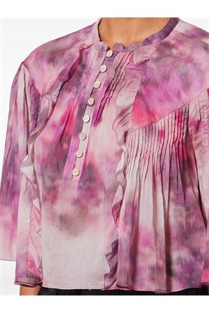 Top Vaporoso Veelia In Voile Di Cotone Stampato MARANT ÉTOILE | HT0854FAD1J13E40PK